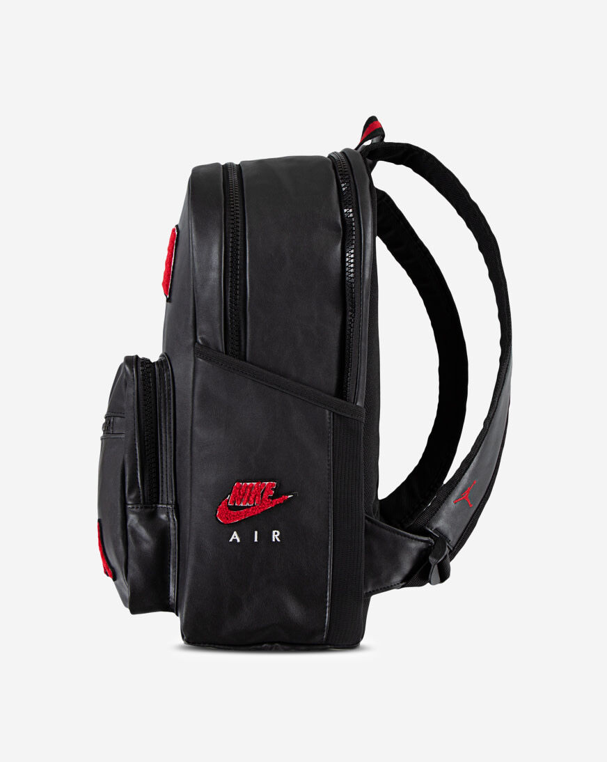 black backpack jordan