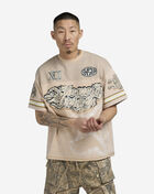 Smoke Rise French Terry Crop Graphic Jersey KT25255SN-CLY Beige 1