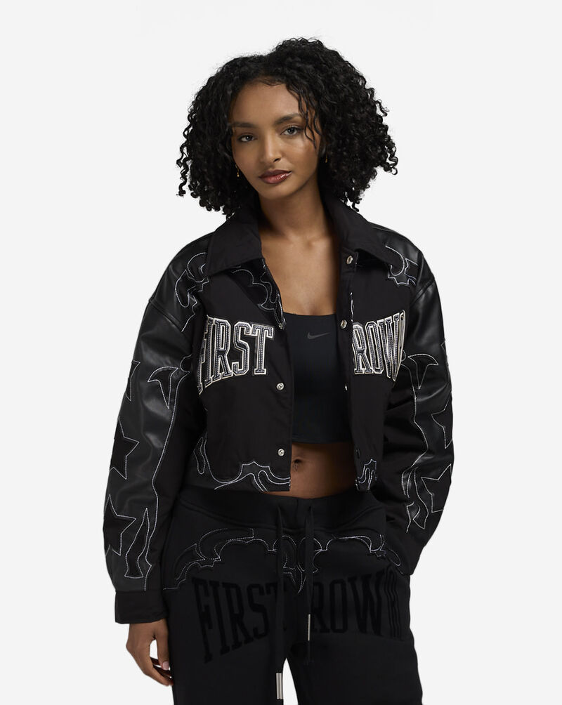 First Row Western Shacket FRLJ2066S-BLK Black 1