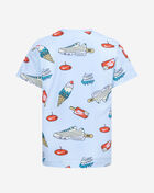 Nike Little Kids' Sole Food Print Basic Tee 86M101-G25 Blue 3