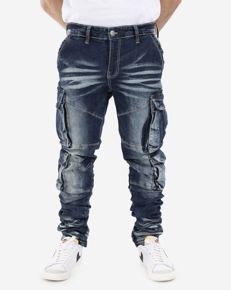 cargo pocket jeans