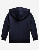 Kids' Plaid-Logo Fleece Hoodie