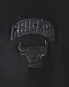 Chicago Bulls Triple Black Cropped Pullover Hoodie