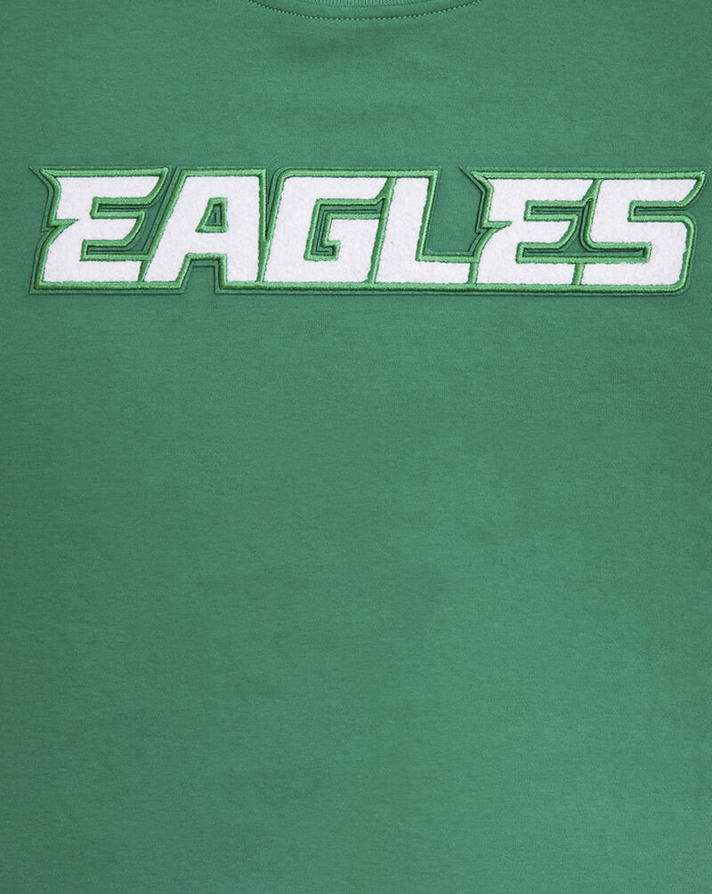PRO STANDARD Philadelphia Eagles Classic Chenille Double Knit Tee FPE1410196-KGR Green 2