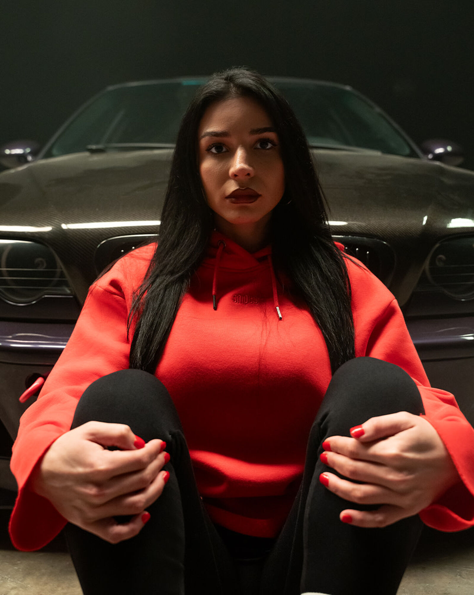 Shop SNIPES Open Edge Hoodie SNQ124001WRED red SNIPES USA
