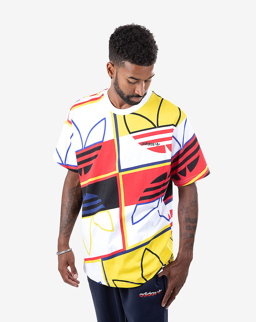 adidas logo play tee