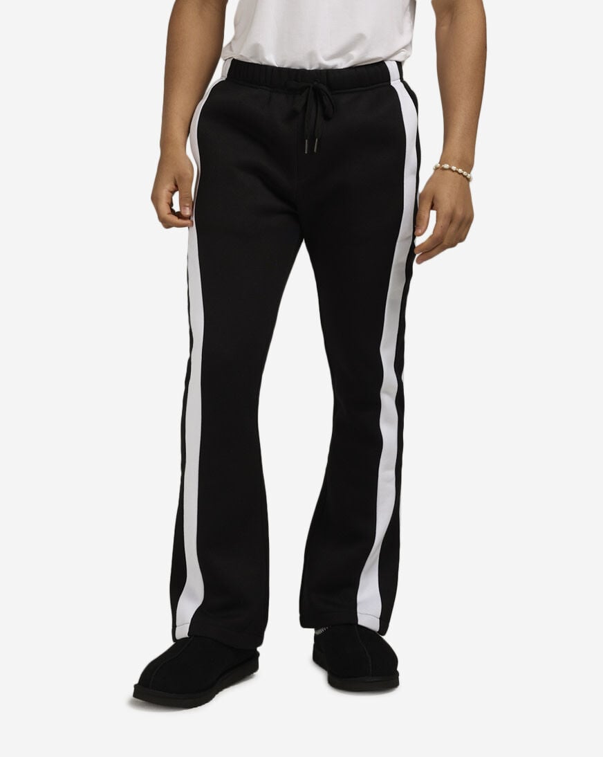 [OPEN YY] / ☆ 25SS YY COLOR BLOCK PANTS / BLACK WHITE Bottoms