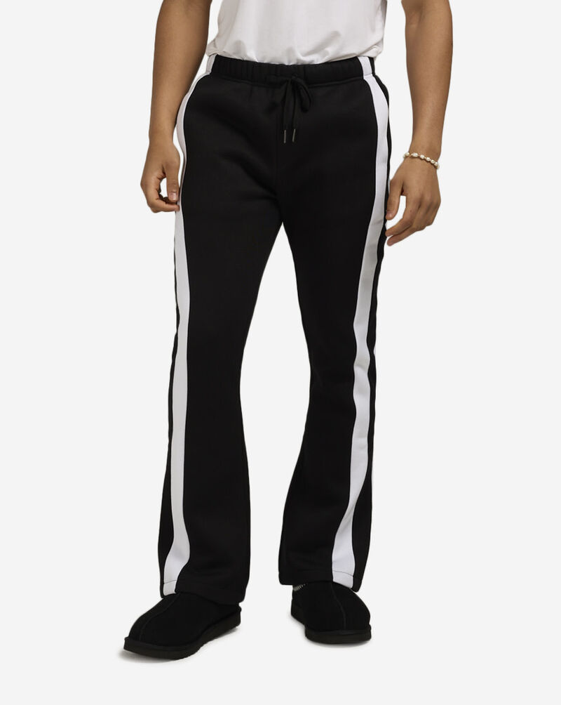 American Stitch Color Block Fleece Pants SS25B950-BLK Black 1