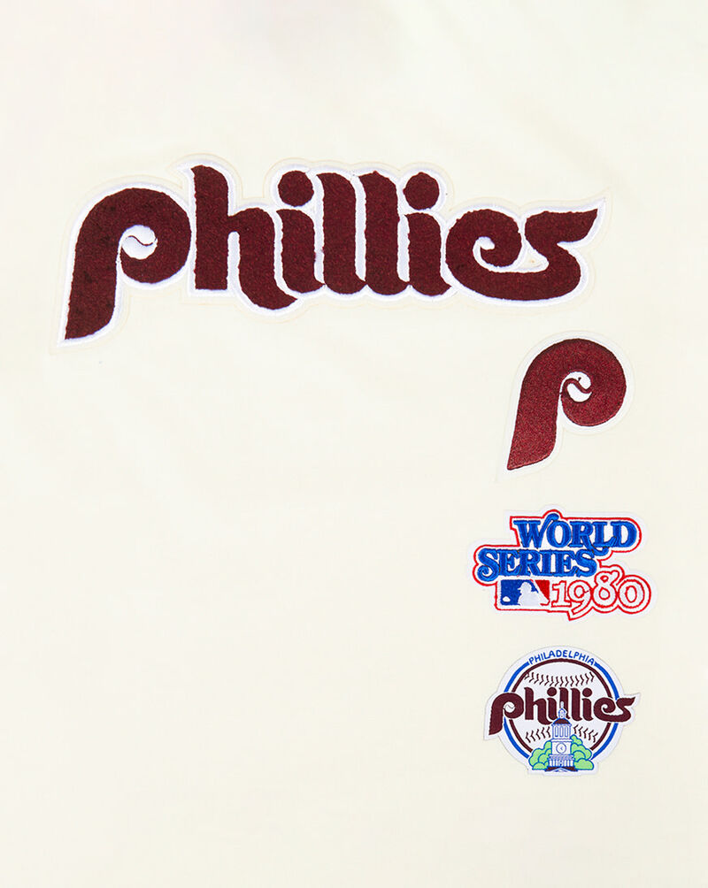 PRO STANDARD Big Girls' Philadelphia Phillies Retro Classic Boxy Top LPHBA315129-EGG cream 2