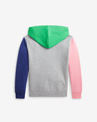 Grade School Polo Bear Color-Blocked Fleece Hoodie