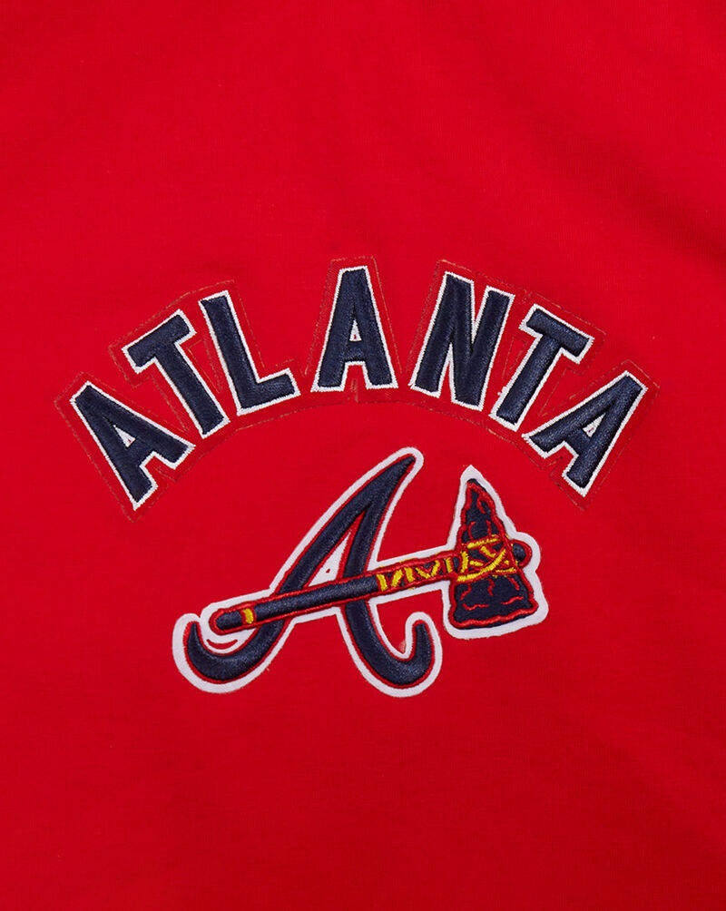 PRO STANDARD Atlanta Braves Classic Relaxed Fit Racerback Tank Top LABA37208-RED Red 2