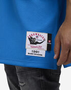 Mitchell  Ness Detroit Lions Sanders Authentic Jersey AJY61158-DLI91BSADTBL Blue 3