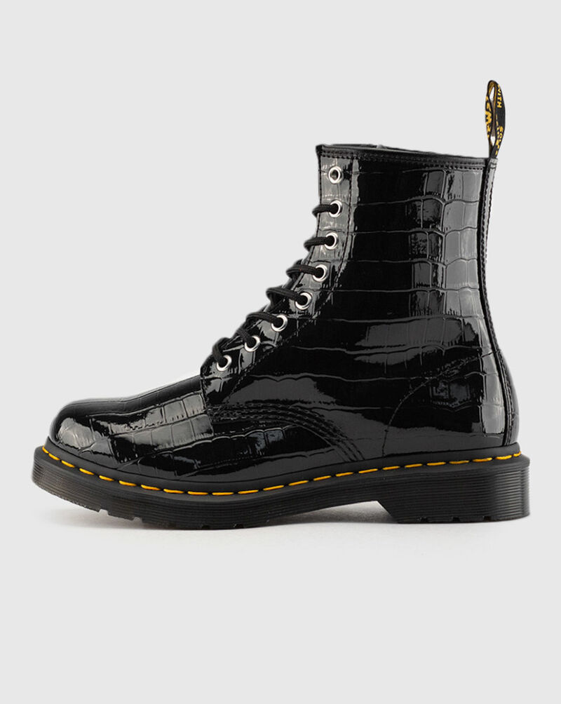 Dr Martens 1460 Patent Leather Crocodile Boots Womens Shoes Snipes Usa