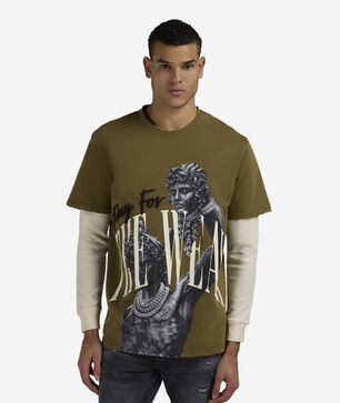 Pray For The Weak Long Sleeve 2Fer Tee