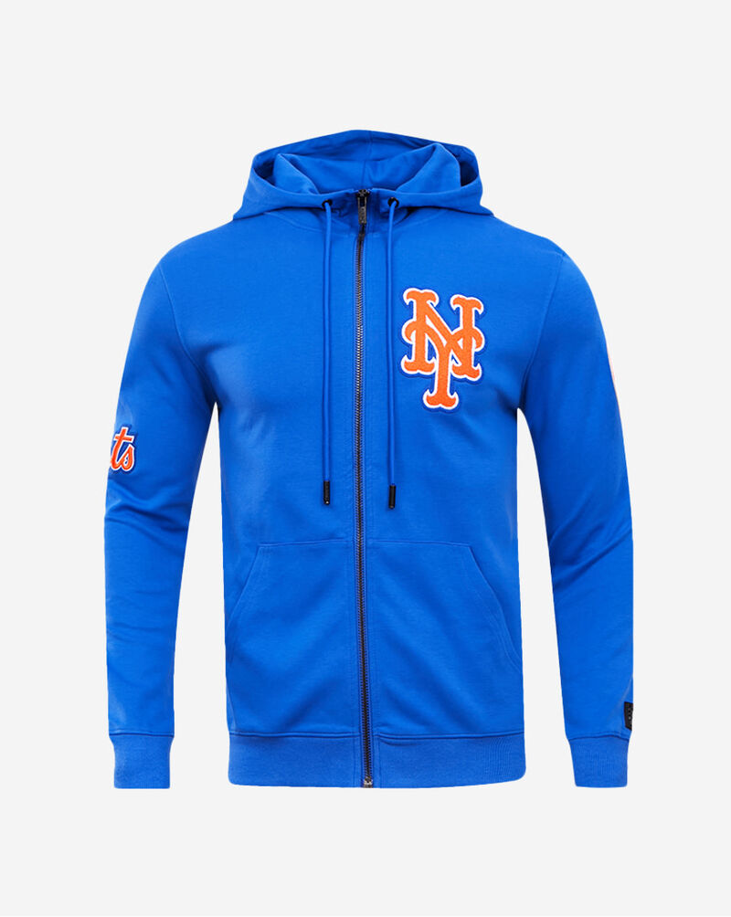 PRO STANDARD New York Mets Classic Chenille Double Knit Full-Zip Hoodie  LNM531928-RYB Blue 1