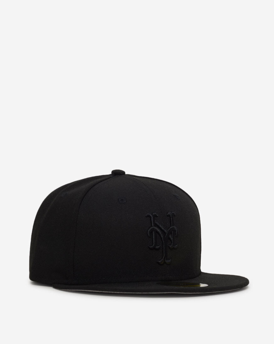 Shop New Era 59Fifty New York Mets Core Fitted Hat 11591131 black