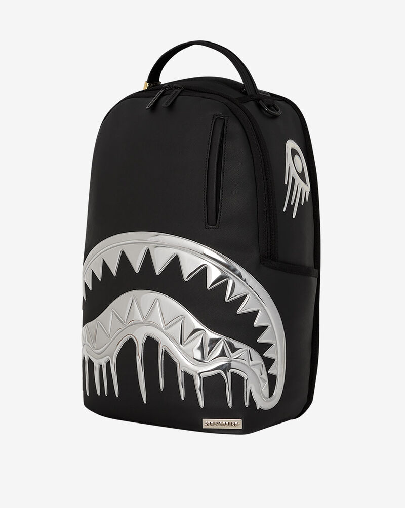 Sprayground Metallic Drip Shark Backpack B6018 Multi 4