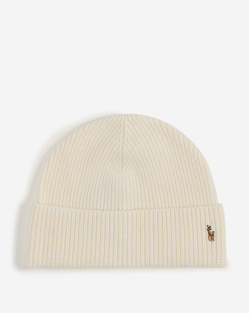 Polo Ralph Lauren Signature Cuff Hat PC0483-106 cream 1