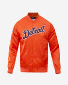 Detroit Tigers Big Logo Satin Jacket
