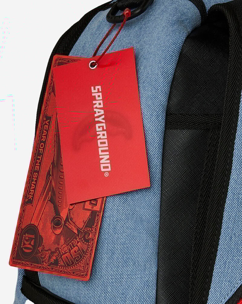 Sprayground Denim Tear 3am Patch Backpack B8302 Multi 7