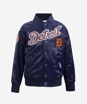 Big Kids' Detroit Tigers Classic Satin Jacket