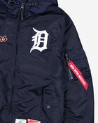 Alpha Industries Historic L-2B Detroit Tigers Hooded Bomber Jacket