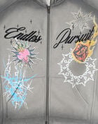 Smoke Rise Endless Pursuit Studded Hoodie FO26F542SN-SKY Grey 5