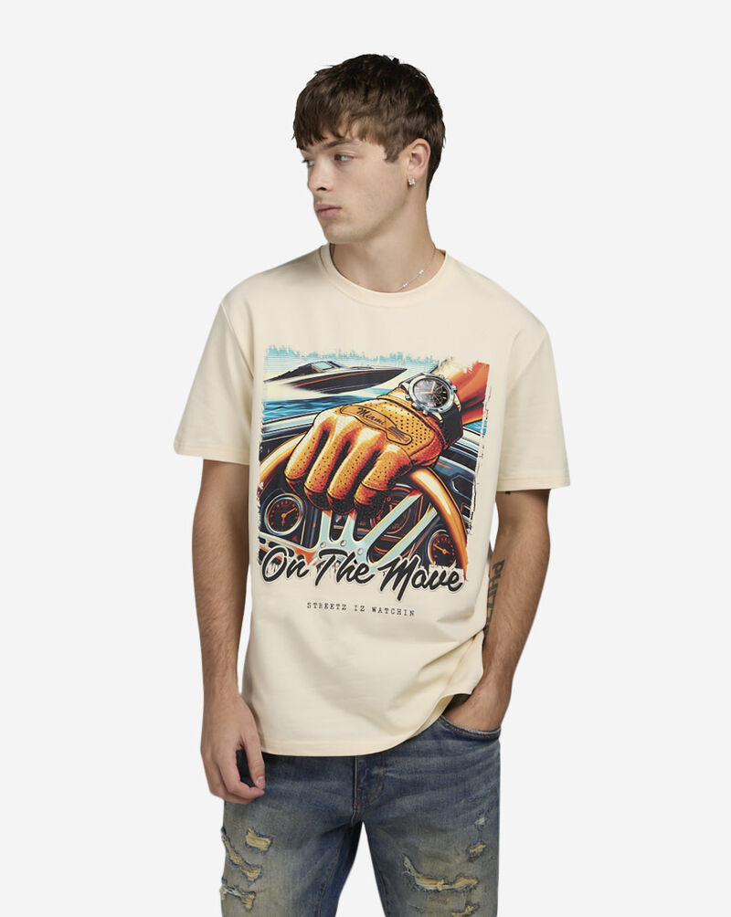 STREETZ IS WATCHIN On The Move Tee SIW9001-CRM Beige 1