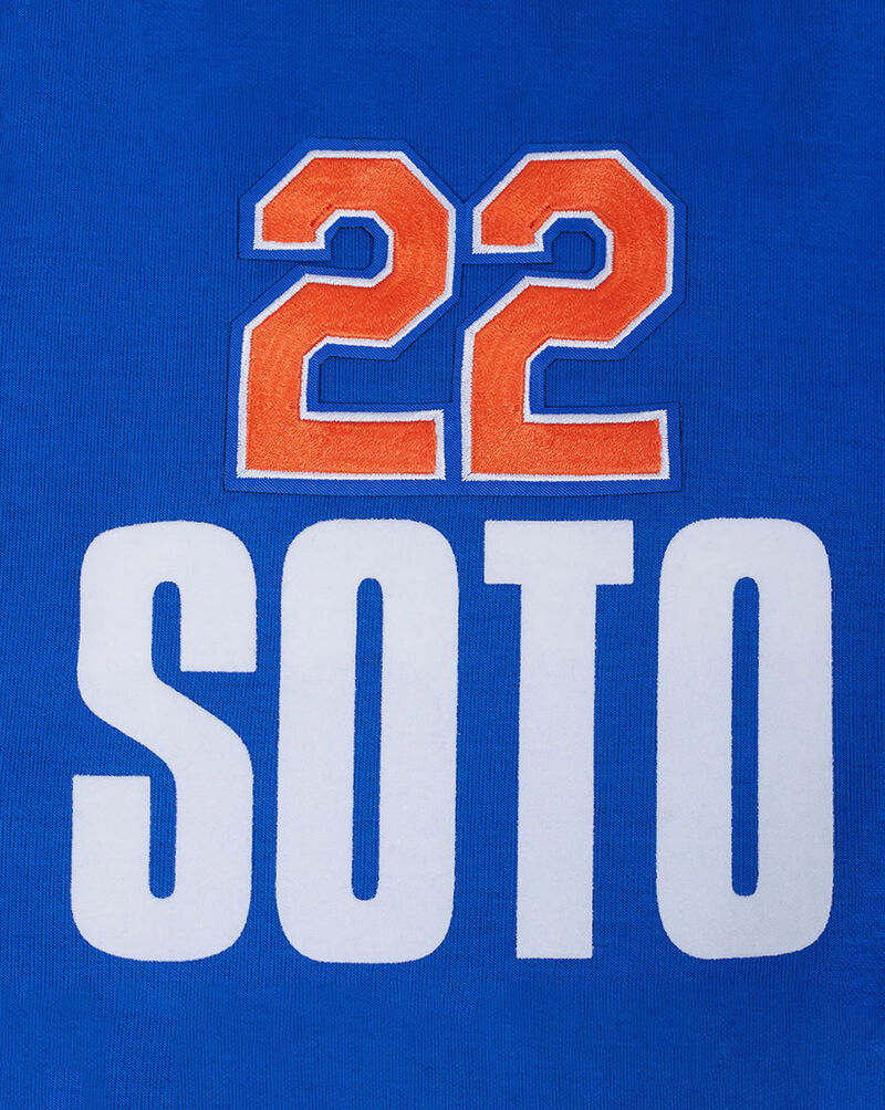 PRO STANDARD New York Mets Juan Soto #22 Classic Player Name And Number Button Down Shirt LNM1315701-RYB Blue 2