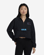 PRO STANDARD Florida Marlins Classic Wind Woven 1/2 Zip Jacket LMMU314464-BLK Black 1