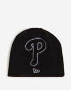 New Era Philadelphia Phillies Script Oversized Logo Knit 60981482 Black 3