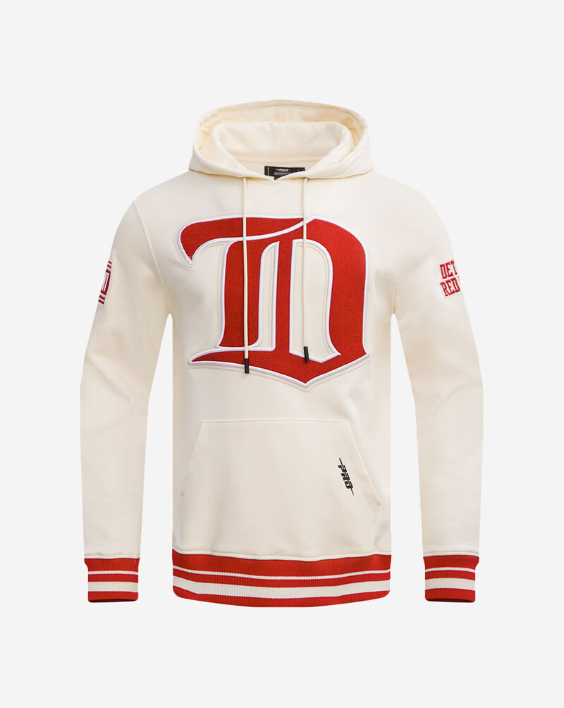 PRO STANDARD Detroit Red Wings Retro Classic Fleece Pullover Hoodie HDR567534-ERD cream 1