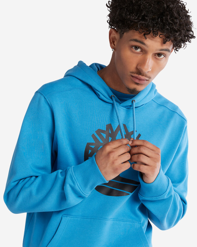 Shop Timberland Core Tree Logo Pullover Hoodie TB0A2BJHCZ9 blue | SNIPES USA