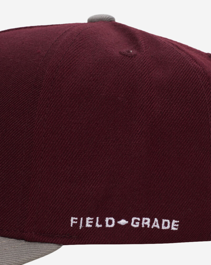 Field Grade Most Likely 2 Tone Wool Trucker Hat  1005725 Red 2