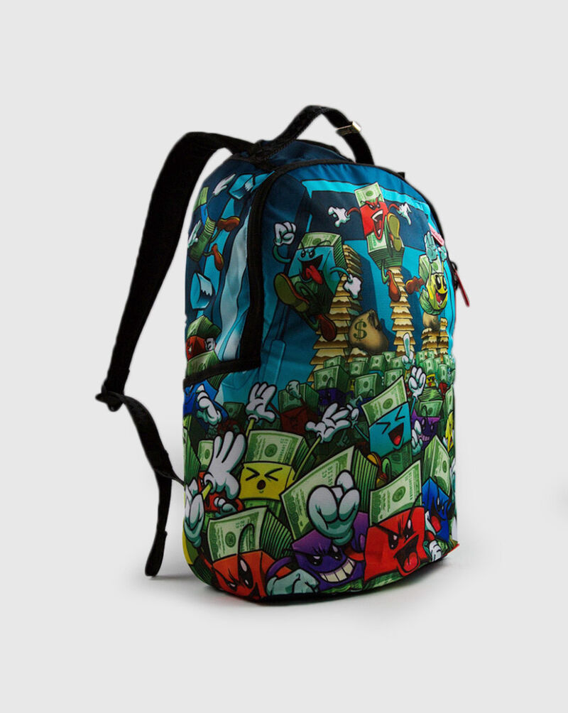 î€€Spraygroundî€ Money Boys Breakout î€€Backpackî€ Boys Accessories Snipes USA