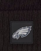 New Era Philadelphia Eagles Rubberized Knit Beanie 60833856 Black 2