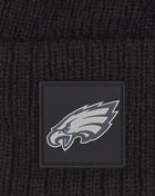 New Era Philadelphia Eagles Rubberized Knit Beanie 60833856 Black 2