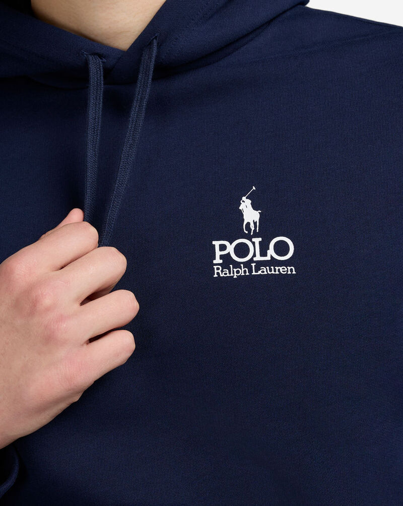 Polo Ralph Lauren Logo Fleece Hoodie 710981137008-NVY Blue 3