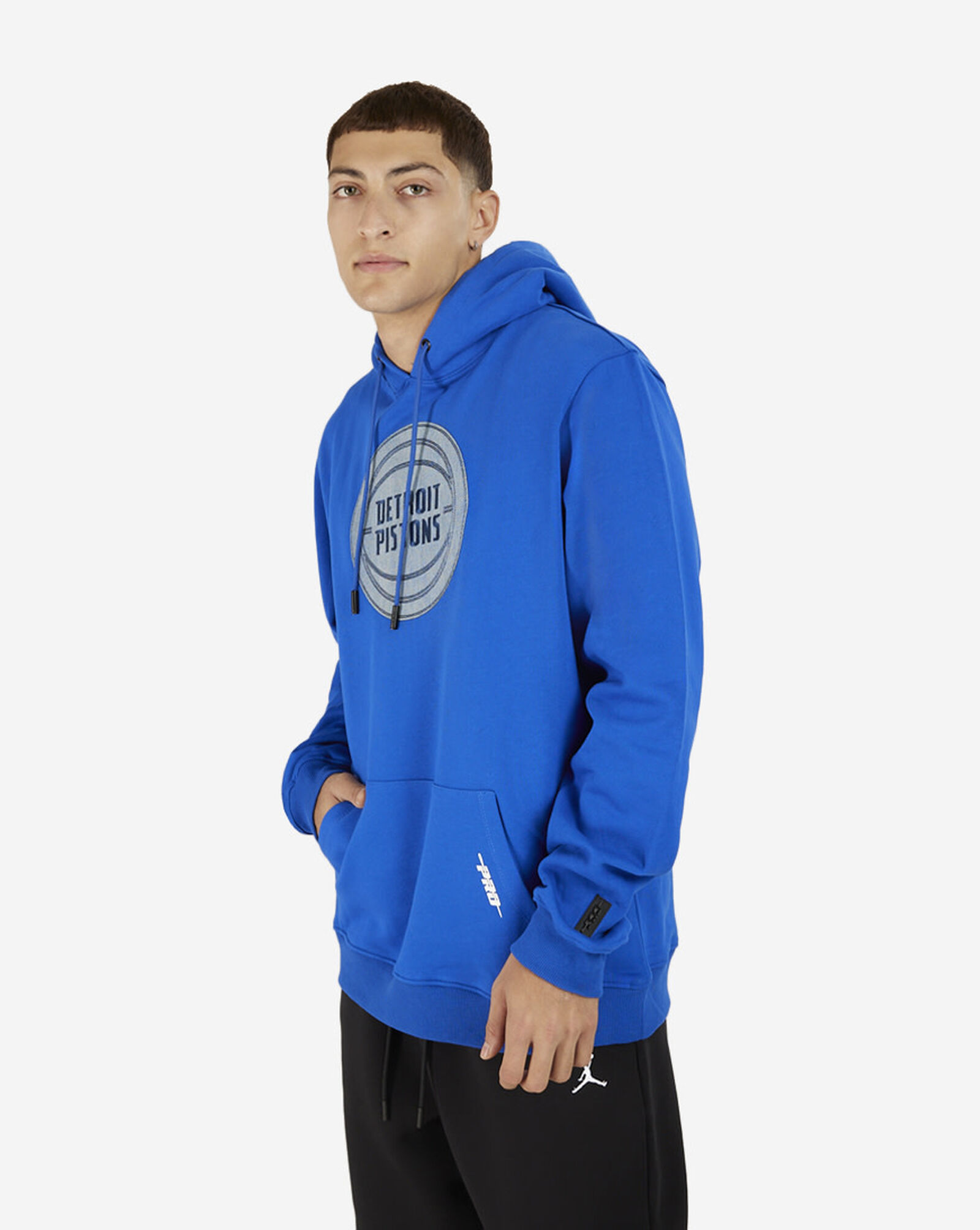 Shop PRO STANDARD Detroit Pistons Denim Hoodie BDP5510385RYB blue