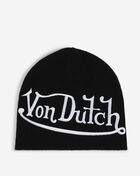 Von Dutch All Over Beanie VDCB0003 Black 1