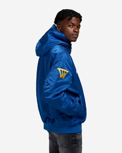 Alpha Industries Historic L-2B Golden State Warriors Hooded Bomber Jacket  Alpha Industries Historic L-2B Golden State Warriors Hooded Bomber Jacket