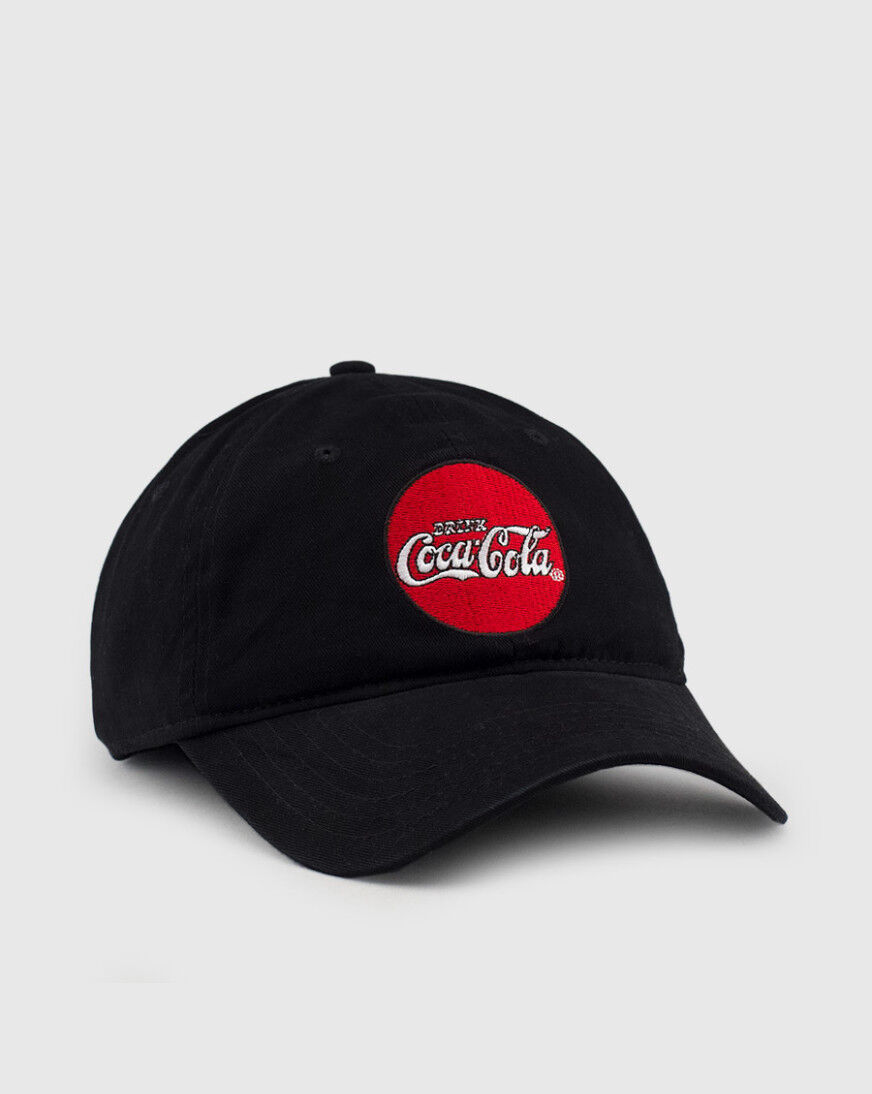 Black coca top cola hat