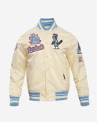 PRO STANDARD St. Louis Cardinals Retro Short Sleeve Classic Rib Satin Jacket  LSC635481-EUN cream 1