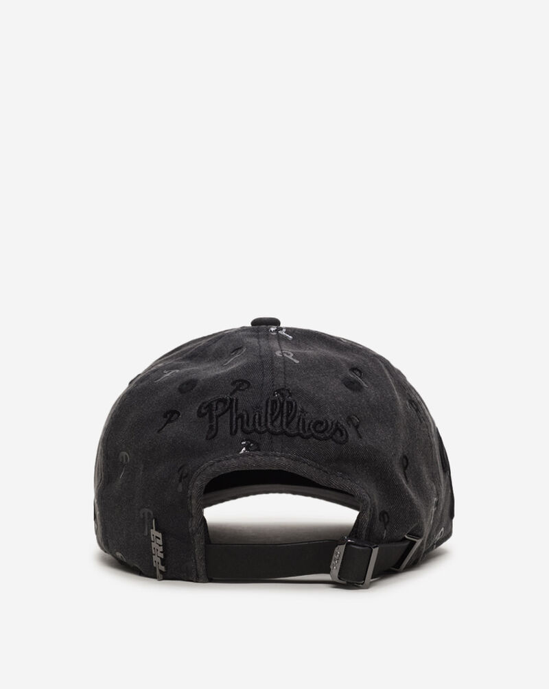PRO STANDARD Philadelphia Phillies Washed Cotton Twill Pro Arc Strapback LPH7315789-WBK Black 3