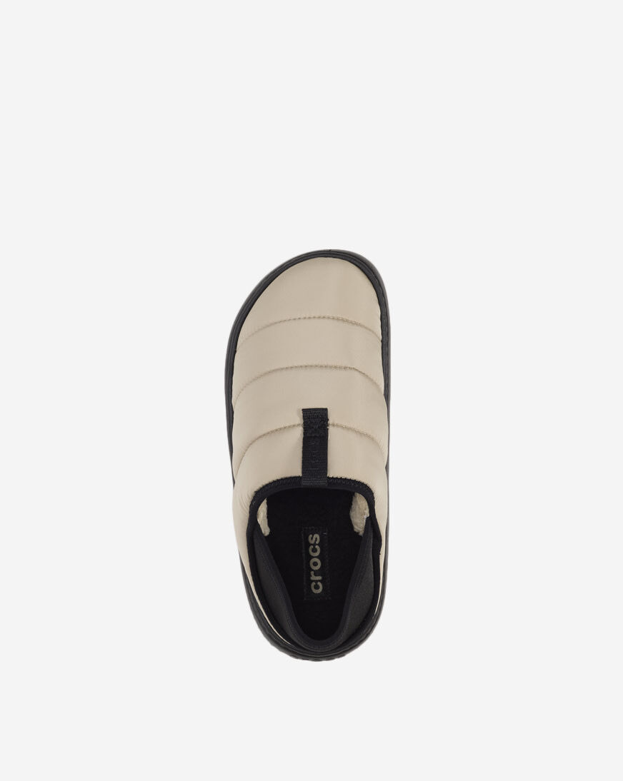 Shop Crocs Grade School Classic Puff Moc 210589-0LKJ beige