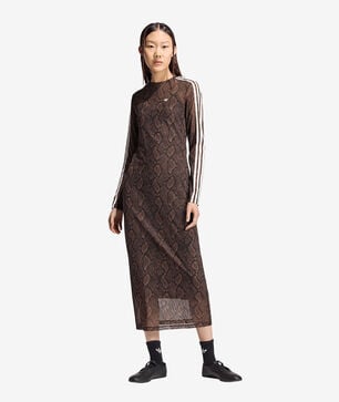 Snake Print Maxi Dress