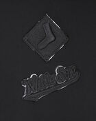 Chicago White Sox Triple Black Cropped Pullover Hoodie