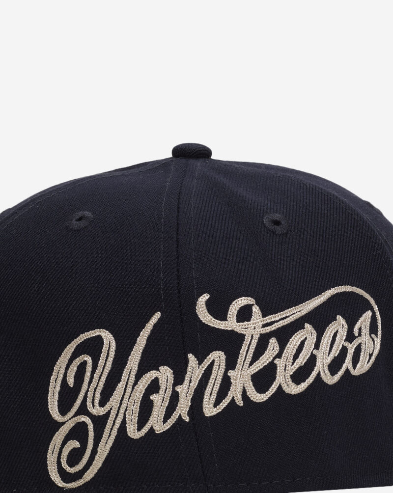 New Era 59Fifty New York Yankees Wordmark Fitted Hat 60792428 Blue 2