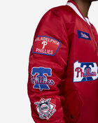 New Era Alpha Industries Philadelphia Phillies Bomber Jacket 60684053 Red 3