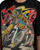 BKYS Apparel Greatness Terry Cropped T-Shirt T1539-BLK Black 3